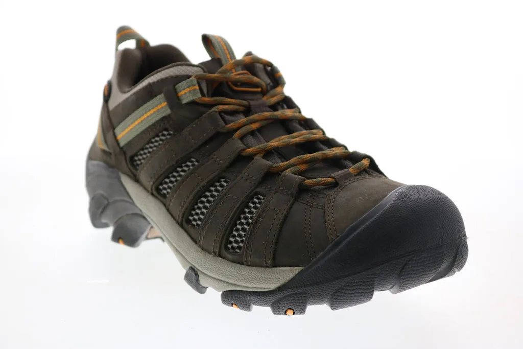 Keen Voyageur 1002570 Mens Brown Leather Lace Up Hiking Boots